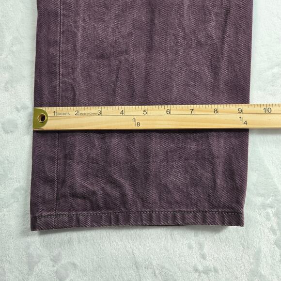 Levi's 501 Men's Original Fit Purple Button Fly Jeans Straight Leg 42x32 (42x30) - Picture 8 of 11